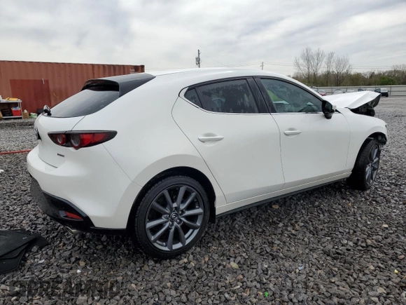 2020 Mazda Mazda3 Hatchback with VIN JM1BPALM9L1160837, listed as a Copart auction lot 50511745 with 41,896 mi miles and Salvage Title. Bid and sale history available at carsss.com. Image 3.