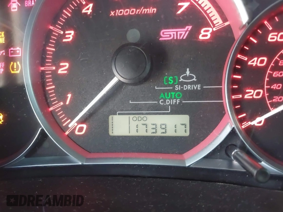 2012 Subaru WRX WRX STI with VIN JF1GV8J67CL015346, listed as a IAAI auction lot 42611906 with 173,917 mi miles and . Bid and sale history available at DreamBid. Image 7.
