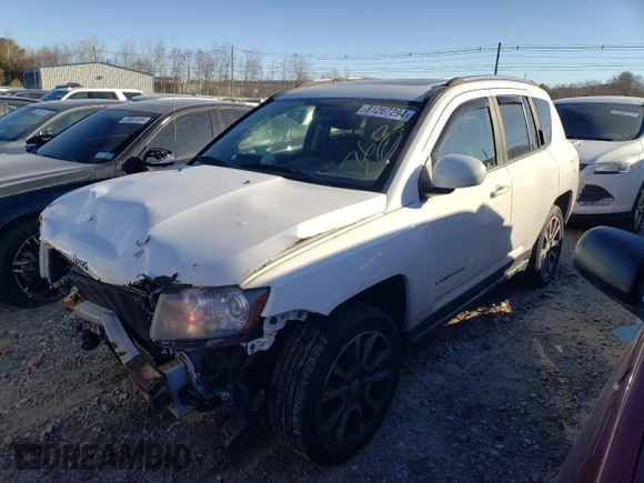 2015 Jeep Compass Limited with VIN 1C4NJDCB0FD202264, listed as a Copart auction lot 81267294 with 162,987 mi miles and Clean Title. Bid and sale history available at carsss.com. Image 1.