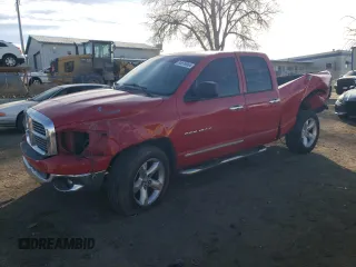 2007 Dodge 1500 SLT with VIN 1D7HA18P87S221809, listed as a Copart auction lot 84539064 with 222,548 mi miles and Salvage Title. Bid and sale history available at carsss.com. Image 1.