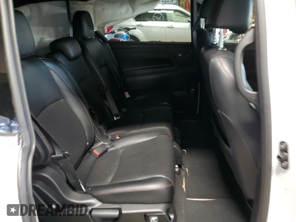 2023 Honda Odyssey Sport with VIN 5FNRL6H7XPB001834, listed as a Copart auction lot 41436155 with 35,561 mi miles and Non Repairable. Bid and sale history available at carsss.com. Image 12.
