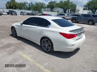 2017 Infiniti Q50 Signature Edition with VIN JN1EV7AP5HM741649, listed as a IAAI auction lot 42500627 with 100,239 mi miles and . Bid and sale history available at DreamBid. Image 3.