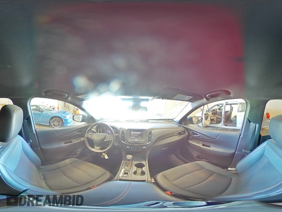 2022 Chevrolet Equinox RS with VIN 3GNAXWEV5NS186231, listed as a Copart auction lot 55881605 with 21,840 mi miles and Salvage title. Bid and sale history available at DreamBid. Image 15.