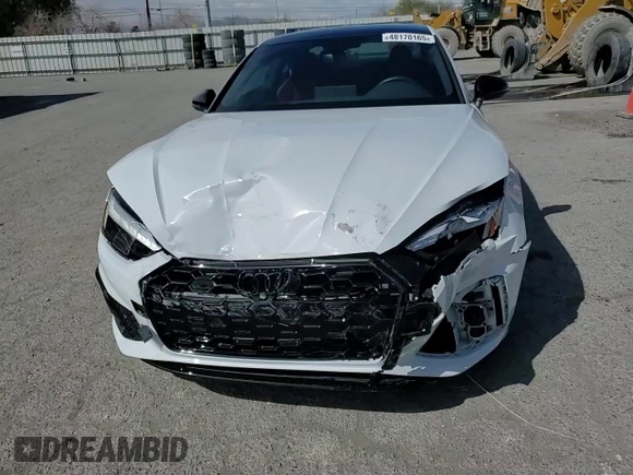 2024 Audi S5 Premium Plus with VIN WAUP4AF56RA011343, listed as a Copart auction lot 48170165 with 13,339 mi miles and Salvage Title. Bid and sale history available at DreamBid. Image 13.