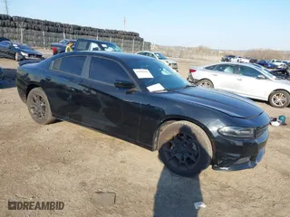 2016 Dodge Charger SXT with VIN 2C3CDXJG1GH188947, listed as a IAAI auction lot 41898582 with 106,743 mi miles. Bid and sale history available at carsss.com. Image 1.