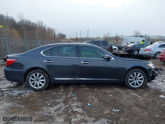 2010 Lexus LS 460 L with VIN JTHDL5EF8A5001127, listed as a IAAI auction lot 41242335 with NaN miles. Bid and sale history available at carsss.com. Image 13.