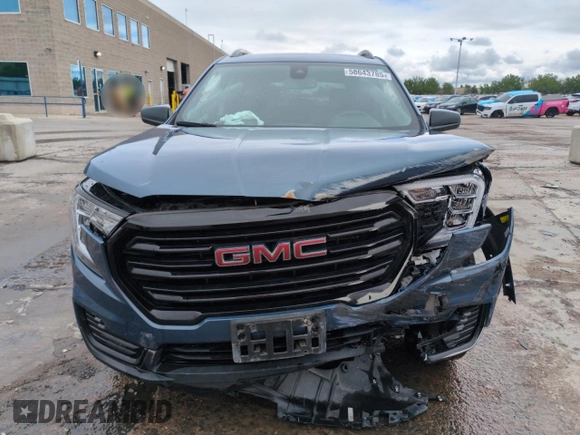 2024 GMC Terrain SLE with VIN 3GKALTEG3RL314796, listed as a Copart auction lot 58643785 with 22,617 mi miles and Salvage title. Bid and sale history available at DreamBid. Image 5.