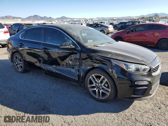 2021 Kia Forte EX with VIN 3KPF54AD7ME322040, listed as a Copart auction lot 79508634 with 60,686 mi miles and Salvage Title. Bid and sale history available at DreamBid. Image 4.