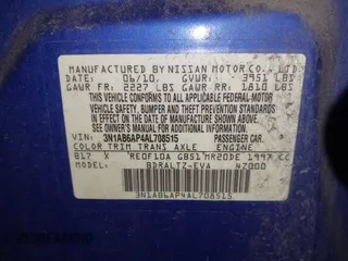 2010 Nissan Sentra S with VIN 3N1AB6AP4AL708515, listed as a IAAI auction lot 41004083 with 135,195 mi miles and . Bid and sale history available at DreamBid. Image 9.
