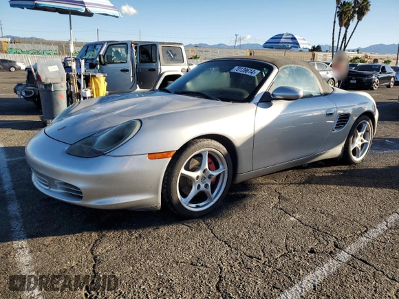 2003 Porsche Boxster S с VIN WP0CB29843U662463, выставлен на аукционе Copart как лот 78139614 с пробегом 102 109 миль миль и Списание • Salvage title. История ставок и продаж доступна на DreamBid. Изображение 1.