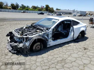 2015 Lexus RC F with VIN JTHHP5BC7F5002390, listed as a Copart auction lot 62698345 with 57,343 mi miles and Salvage title. Bid and sale history available at DreamBid. Image 1.