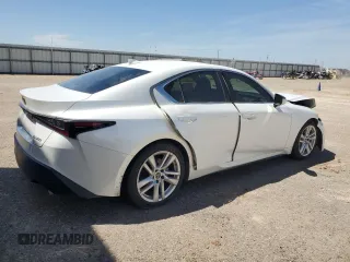 2022 Lexus IS 300 with VIN JTHCA1D29N5120674, listed as a Copart auction lot 51087285 with Not provided miles and Clean title. Bid and sale history available at DreamBid. Image 3.