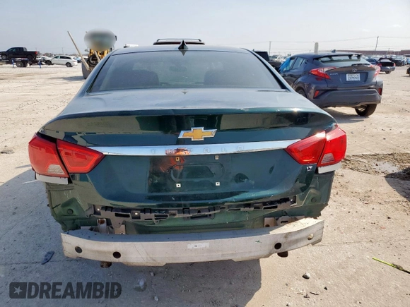 2015 Chevrolet Impala LT with VIN 2G1115SL7F9288421, listed as a Copart auction lot 53839655 with 107,492 mi miles and Salvage Title. Bid and sale history available at DreamBid. Image 7.