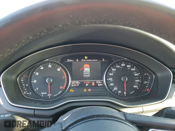 2021 Audi A5 Sportback S line Premium with VIN WAUDACF54MA003385, listed as a Copart auction lot 44269263 with 22,736 mi miles. Bid and sale history available at carsss.com. Image 9.