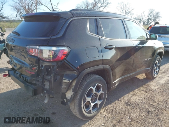 2022 Jeep Compass Trailhawk с VIN 3C4NJDDB1NT133835, выставлен на аукционе IAAI как лот 42021773 с пробегом 47 671 миль миль и . История ставок и продаж доступна на DreamBid. Изображение 4.