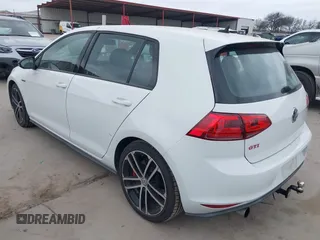 2017 Volkswagen Golf GTI S with VIN 3VW547AU4HM023548, listed as a IAAI auction lot 41534886 with 50,358 mi miles. Bid and sale history available at carsss.com. Image 3.