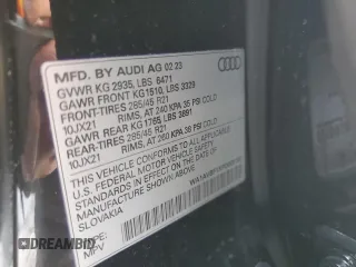 2023 Audi Q8 Premium with VIN WA1AVBF1XPD020187, listed as a Copart auction lot 86690014 with 8,308 mi miles and Salvage title. Bid and sale history available at DreamBid. Image 13.