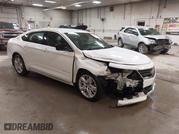 2015 Chevrolet Impala LS with VIN 1G11X5SL8FU137945, listed as a IAAI auction lot 42052327 with 65,327 mi miles and . Bid and sale history available at DreamBid. Image 1.