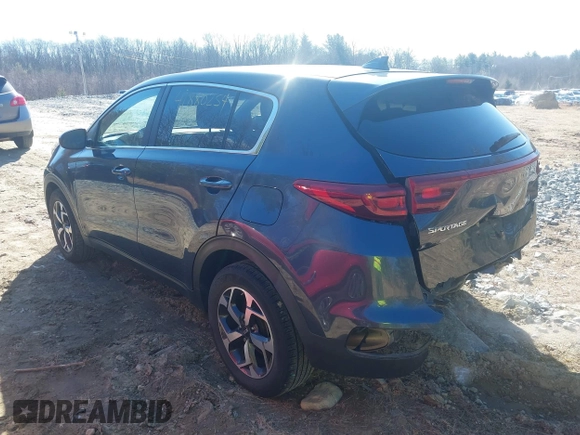 2020 Kia Sportage LX with VIN KNDPM3AC2L7656080, listed as a IAAI auction lot 41880254 with 34,023 mi miles and . Bid and sale history available at DreamBid. Image 3.