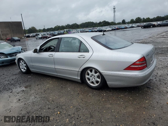 2002 Mercedes-Benz S-Class 5.0L with VIN WDBNG75J02A308650, listed as a Copart auction lot 71954194 with 191,891 mi miles and Clean Title. Bid and sale history available at carsss.com. Image 2.