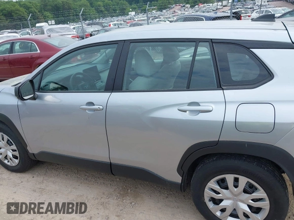 2023 Toyota Corolla Cross L with VIN 7MUAAABG9PV047493, listed as a IAAI auction lot 42441413 with 15,485 mi miles and . Bid and sale history available at DreamBid. Image 14.