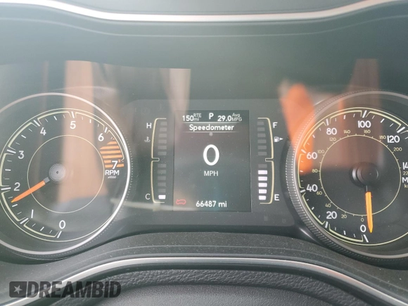 2021 Jeep Cherokee Latitude с VIN 1C4PJLCB4MD189342, выставлен на аукционе Copart как лот 57910915 с пробегом 66 487 миль миль и Списание • Salvage title. История ставок и продаж доступна на DreamBid. Изображение 9.