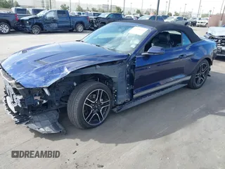 2018 Ford Mustang EcoBoost Premium with VIN 1FATP8UH6J5145514, listed as a IAAI auction lot 41668455 with 79,617 mi miles and . Bid and sale history available at carsss.com. Image 2.