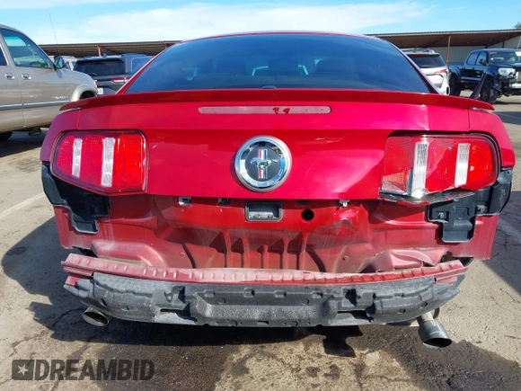 2012 Ford Mustang V6 Premium with VIN 1ZVBP8AM7C5270903, listed as a IAAI auction lot 41631200 with 171,138 mi miles. Bid and sale history available at carsss.com. Image 6.