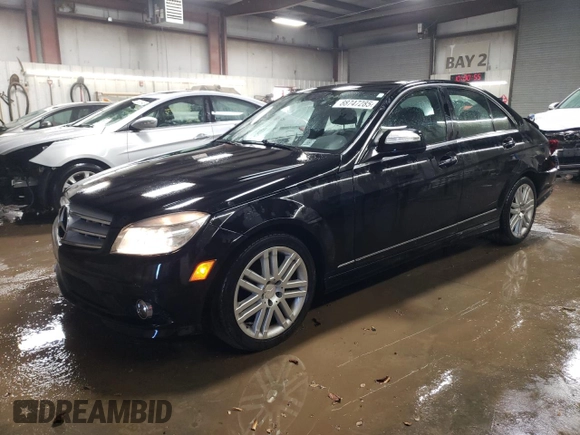 2008 Mercedes-Benz C 300 Sport with VIN WDDGF54X68F090643, listed as a Copart auction lot 88747285 with 116,574 mi miles and Salvage title. Bid and sale history available at DreamBid. Image 1.