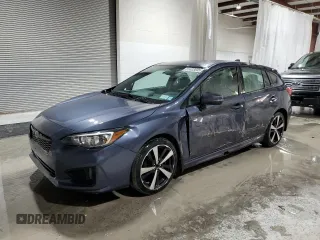 2017 Subaru Impreza Sport with VIN 4S3GTAK67H3715333, listed as a Copart auction lot 51423045 with 109,520 mi miles and Salvage Title. Bid and sale history available at carsss.com. Image 1.