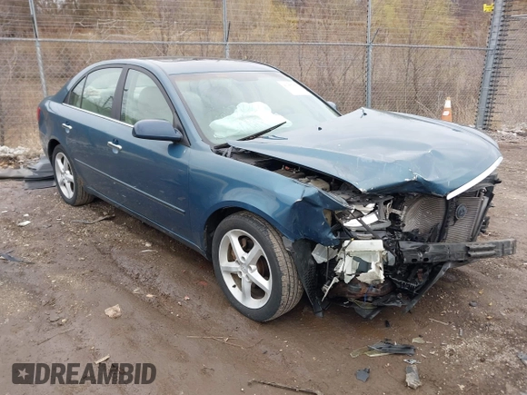 2006 Hyundai Sonata GLS with VIN 5NPEU46F26H107995, listed as a IAAI auction lot 41957651 with 87,897 mi miles and . Bid and sale history available at DreamBid. Image 1.