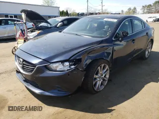 2015 Mazda 6 i Touring with VIN JM1GJ1T52F1216136, listed as a Copart auction lot 54016345 with 106,883 mi miles and Salvage Title. Bid and sale history available at carsss.com. Image 1.