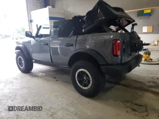 2021 Ford Bronco with VIN 1FMEE5DH2MLA86853, listed as a Copart auction lot 47424675 with Not provided miles and Salvage title. Bid and sale history available at DreamBid. Image 2.