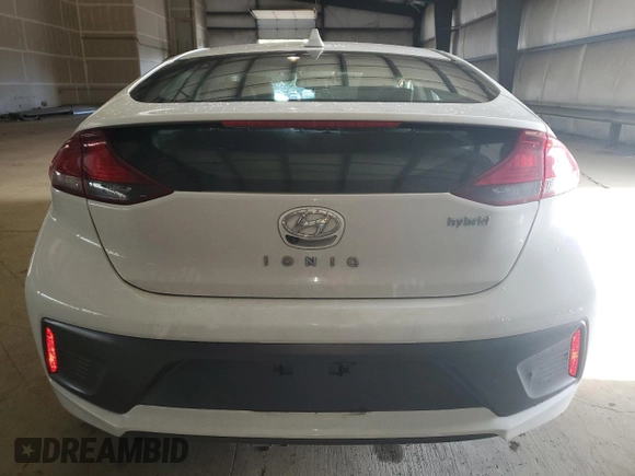 2021 Hyundai Ioniq SE with VIN KMHC75LC0MU260811, listed as a Copart auction lot 82023644 with 83,366 mi miles and Salvage Title. Bid and sale history available at DreamBid. Image 6.