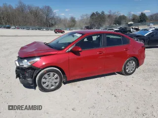 2022 Kia Rio S with VIN 3KPA24AD7NE474758, listed as a Copart auction lot 50734775 with 40,039 mi miles and Salvage Title. Bid and sale history available at carsss.com. Image 1.