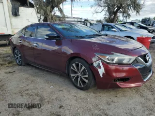 2017 Nissan Maxima SR with VIN 1N4AA6AP9HC378169, listed as a Copart auction lot 85155424 with Not provided miles and Salvage title. Bid and sale history available at DreamBid. Image 4.