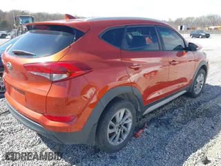 2017 Hyundai Tucson SE Plus with VIN KM8J33A49HU522995, listed as a IAAI auction lot 41846146 with 1 mi miles. Bid and sale history available at carsss.com. Image 4.
