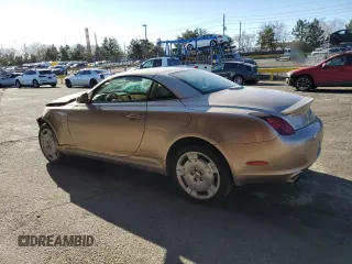 2002 Lexus SC 430 z VIN JTHFN48Y520005046, wystawiony jako Copart lot #49508605 z przebiegiem 126 933 mil mil oraz Szkody całkowita. Historia ofert i sprzedaży dostępna na DreamBid. Obrazek 2.