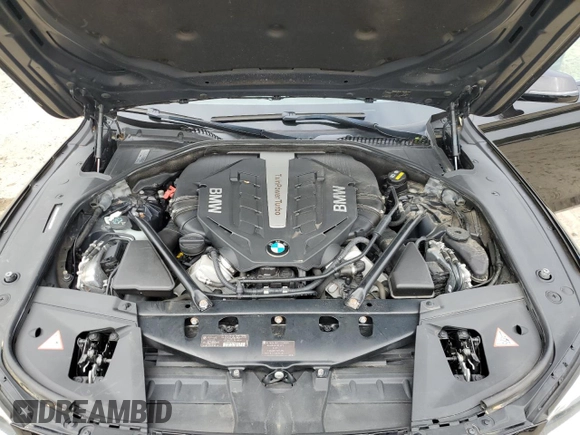 2015 BMW 7 Series 750Li xDrive with VIN WBAYF8C54FD653940, listed as a Copart auction lot 55762915 with 89,037 mi miles and Clean title. Bid and sale history available at DreamBid. Image 11.