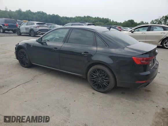 2017 Audi A4 Premium with VIN WAUDNAF40HN050153, listed as a Copart auction lot 60552645 with 117,318 mi miles and Salvage title. Bid and sale history available at DreamBid. Image 2.