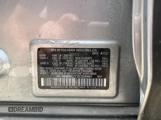 2012 Subaru Outback Prem with VIN 4S4BRCCC0C3290681, listed as a Copart auction lot 66015485 with 162,943 mi miles and Clean title. Bid and sale history available at DreamBid. Image 10.