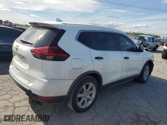 2017 Nissan Rogue S with VIN KNMAT2MT7HP613604, listed as a Copart auction lot 54550795 with 111,808 mi miles and Salvage Title. Bid and sale history available at DreamBid. Image 3.
