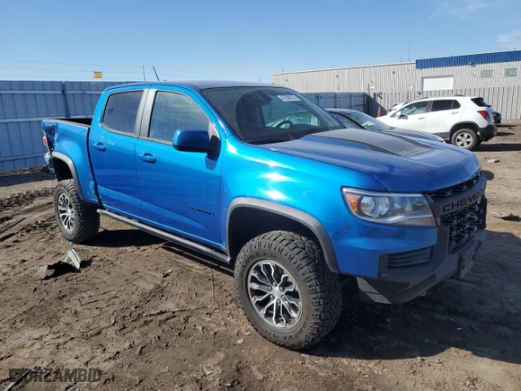 2022 Chevrolet Colorado 4WD ZR2 with VIN 1GCGTEEN1N1318735, listed as a Copart auction lot 47294015 with 9,407 mi miles and Salvage Title. Bid and sale history available at carsss.com. Image 4.