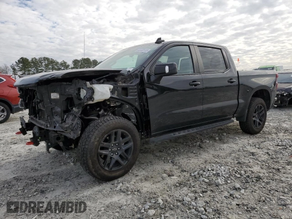 2022 Chevrolet Silverado 1500 LT Trail Boss with VIN 1GCPYFEL3NZ213931, listed as a Copart auction lot 43682135 with 57,428 mi miles and Salvage Title. Bid and sale history available at DreamBid. Image 1.