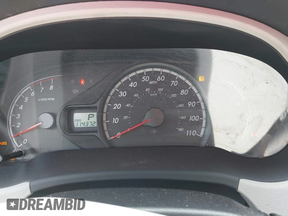 2012 Toyota Sienna with VIN 5TDKA3DCXCS012945, listed as a IAAI auction lot 42190015 with 114,372 mi miles and . Bid and sale history available at DreamBid. Image 7.