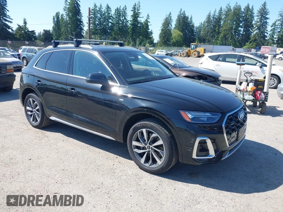 2023 Audi Q5 S line Premium Plus z VIN WA1EAAFY7P2125446, wystawiony jako IAAI lot #42374440 z przebiegiem 24 682 mil mil oraz . Historia ofert i sprzedaży dostępna na DreamBid. Obrazek 1.