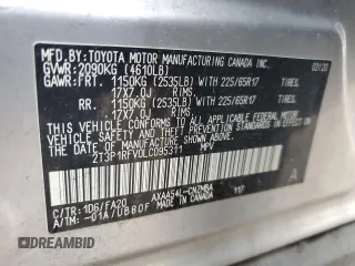 2020 Toyota RAV4 XLE with VIN 2T3P1RFV0LC095311, listed as a Copart auction lot 49062135 with 76,779 mi miles and Salvage Title. Bid and sale history available at carsss.com. Image 14.