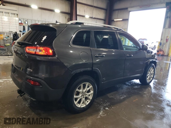 2016 Jeep Cherokee Latitude with VIN 1C4PJMCS4GW239803, listed as a Copart auction lot 49845735 with 104,306 mi miles and Salvage Title. Bid and sale history available at carsss.com. Image 3.