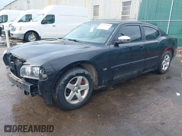 2010 Dodge Charger SXT with VIN 2B3CA3CV7AH144369, listed as a IAAI auction lot 41911678 with 235,218 mi miles. Bid and sale history available at carsss.com. Image 2.