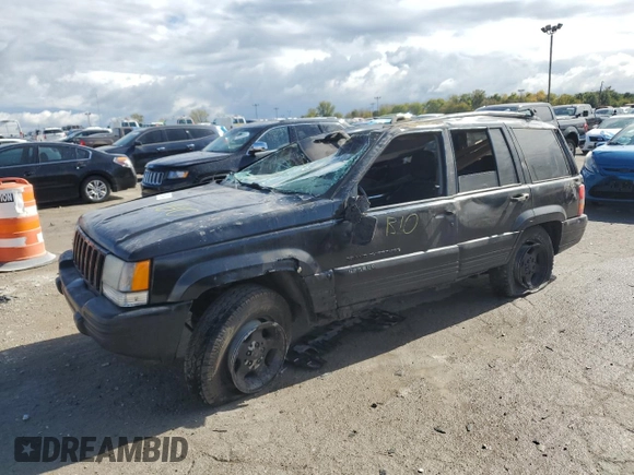 1998 Jeep Grand Cherokee Laredo with VIN 1J4GZ58S6WC305902, listed as a Copart auction lot 75988244 with 0 mi miles and Clean Title. Bid and sale history available at carsss.com. Image 1.